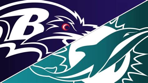Ravens dolphins - The Miami Dolphins will look to clinch the AFC East title and move closer to the No. 1 seed in the conference when they face the Baltimore Ravens in a showdown at …